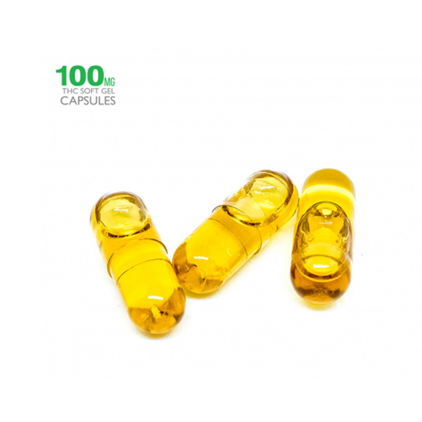Buy 100mg THC Hemp Seed Oil Capsules